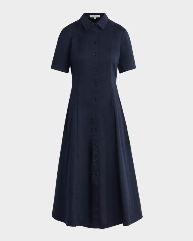 The Demure Midi Shirtdress